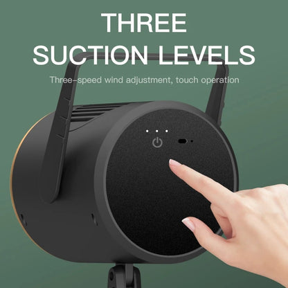 Portable Foldable Desktop Range Hood with Fume Filter, Charging or Plug-in
