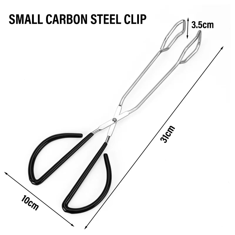 Stainless Steel BBQ Tongs for Meat, Vegetables and Charcoal, S-01 to L-02 - S-02