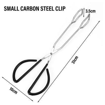 Stainless Steel BBQ Tongs for Meat, Vegetables and Charcoal, S-01 to L-02 - S-02