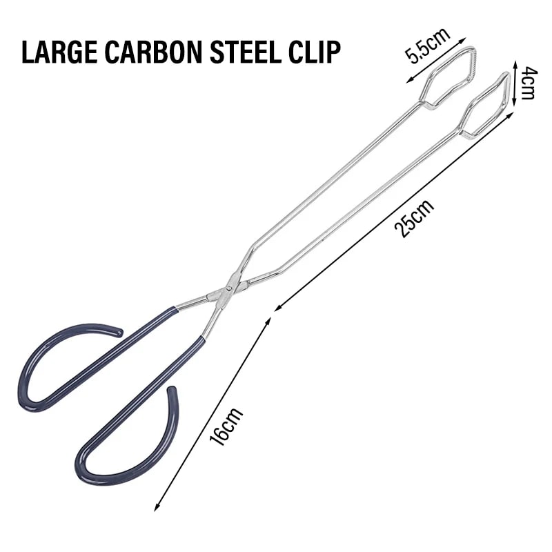 Stainless Steel BBQ Tongs for Meat, Vegetables and Charcoal, S-01 to L-02 - L-02
