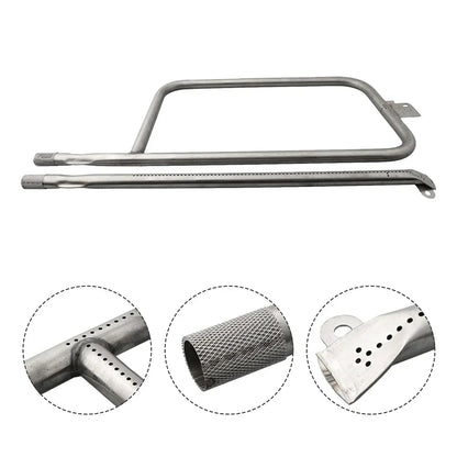 Curved 304 Stainless Steel Burner for Weber Q300, Q320, Q3000 & Q3200 Gas Grills