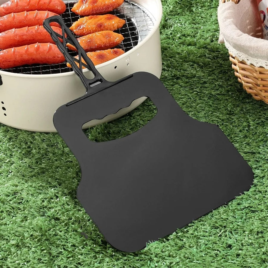 Barbecue Hand Fan ABS Plastic Fire Starter for Outdoor Grills, 32 x 21cm