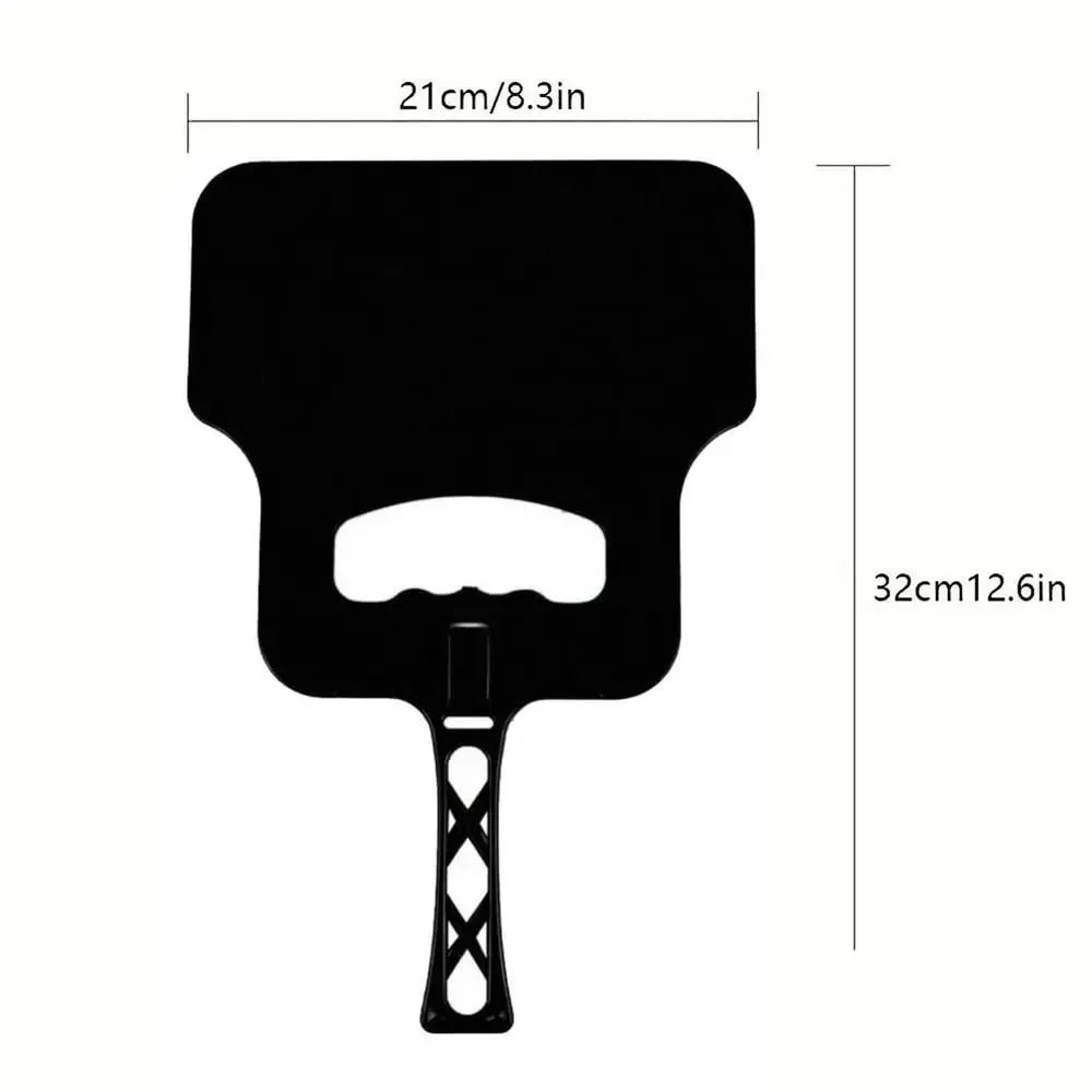 Barbecue Hand Fan ABS Plastic Fire Starter for Outdoor Grills, 32 x 21cm