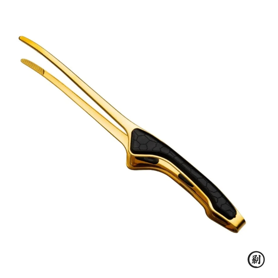 Metal Barbecue Tongs with Textured Anti-Slip Grip, 2-Piece Kit