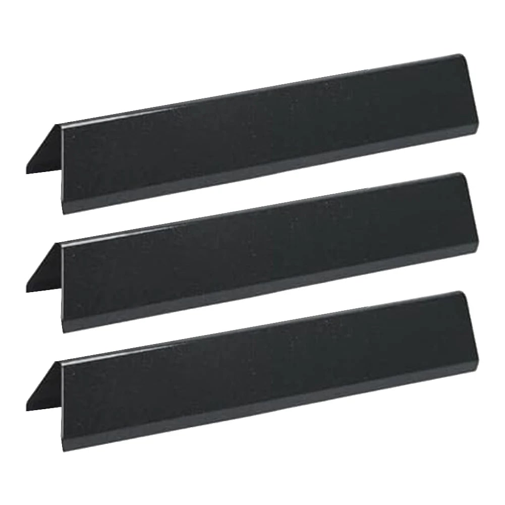 bbqdeals 3 Black Porcelain and Alloy Steel Flavourizer Bars for Weber