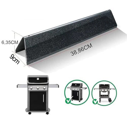 bbqdeals 3 Black Porcelain and Alloy Steel Flavourizer Bars for Weber