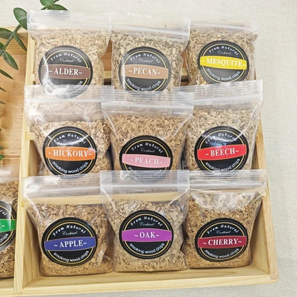 Natural Wood Smoking Chips for BBQ, Cocktails and Drinks, Mixed Packs