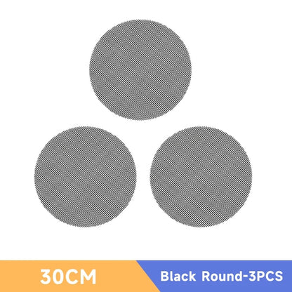 Reusable Non-Stick BBQ Mesh Mat, Heat-Resistant Grill Liner, 30cm or 40cm - 30CM Round-3PCS