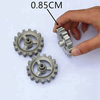 Aluminium Barbecue Rotisserie Gear Wheel, Silver, 0.85 cm Thick