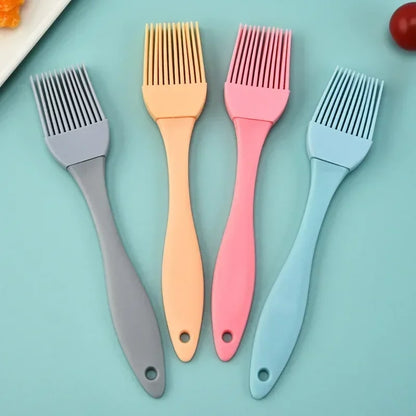 Heat-Resistant Rubber Basting Brush for BBQ, Baking, Oil and Butter