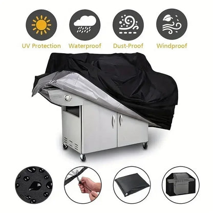 BBQ Grill Cover 145 x 61 x 117 cm, Waterproof UV and Dust Protection