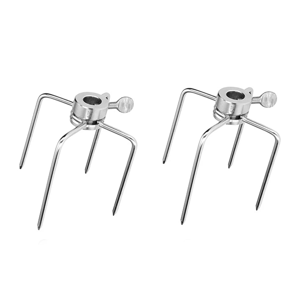 Metal Rotisserie Grill Fork and BBQ Rod Set for Cooking, Baking and Barbecue - Grill Fork