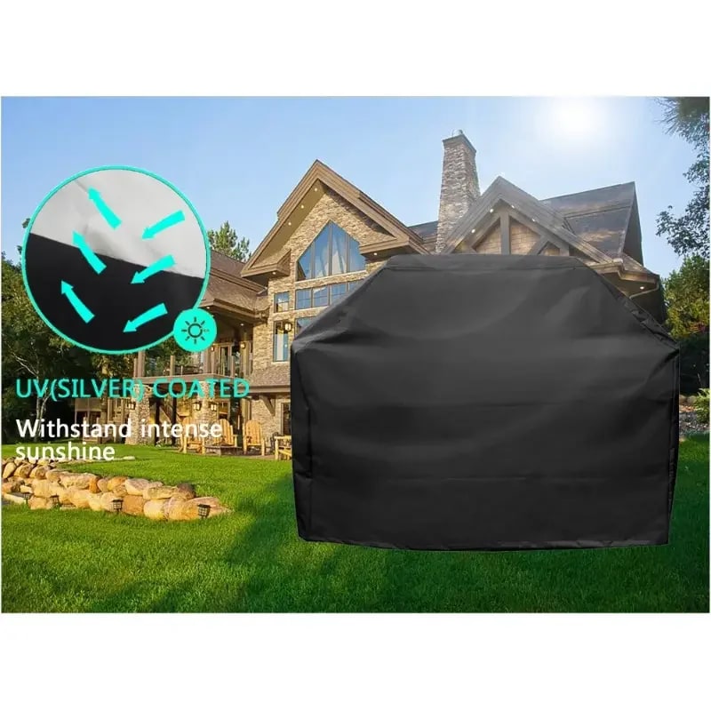 BBQ Grill Cover 145 x 61 x 117 cm, Waterproof UV and Dust Protection