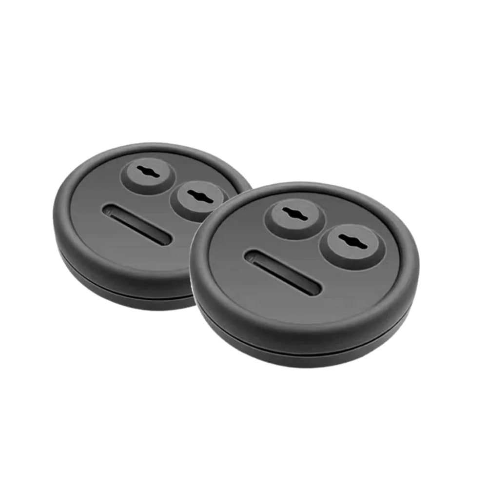 BBQ Grill Thermometer Probe Grommet Rubber Replacement Accessory, Black, 41 x 31 x 10mm - Model 2pcs