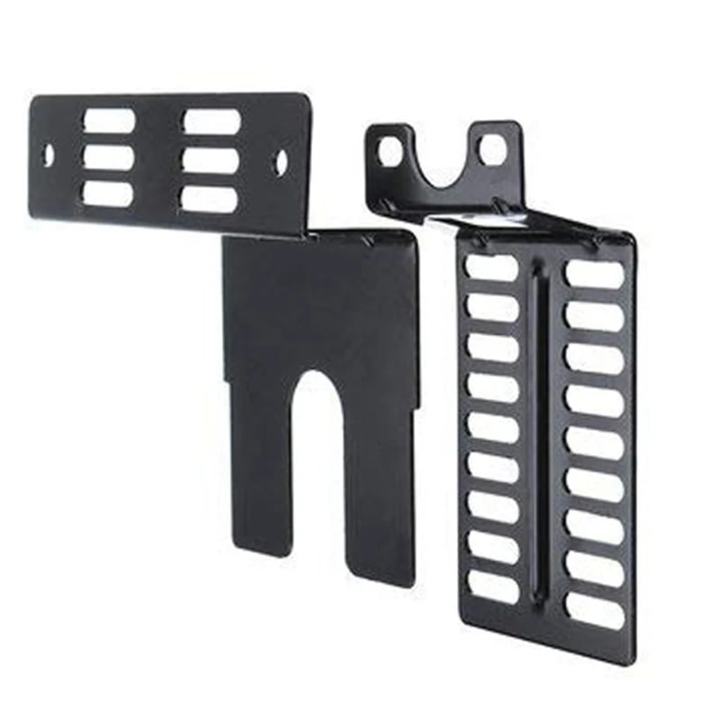 Metal BBQ Rotisserie Motor Bracket Modification Kit Black 12 x 8cm