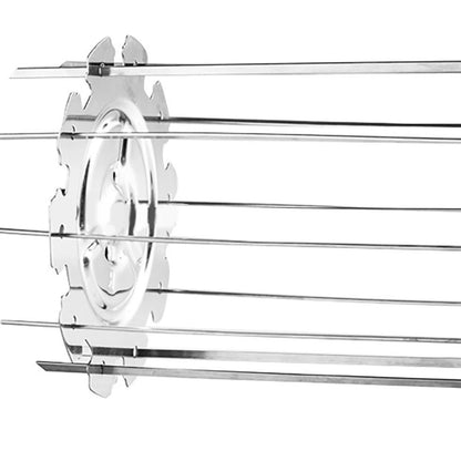 kbxlife Stainless Steel Rotisserie Skewer Cage for Electric Ovens
