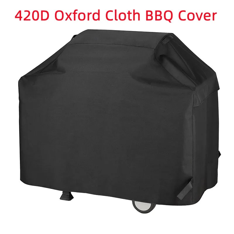 420D Oxford Fabric BBQ Cover with PVC Coating, 7 Sizes