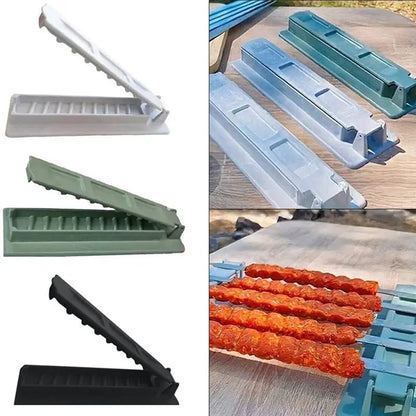 Kebab Maker Press, 2-Piece Reusable ABS Skewer Mould, 29.5cm