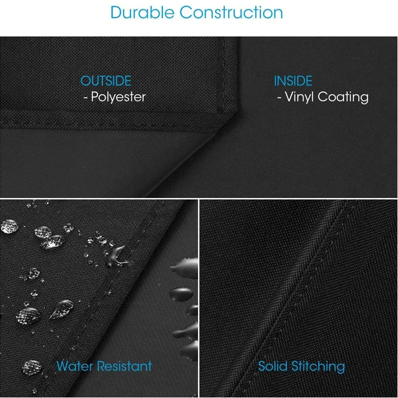 420D Oxford Fabric BBQ Cover with PVC Coating, 7 Sizes