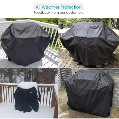420D Oxford Fabric BBQ Cover with PVC Coating, 7 Sizes