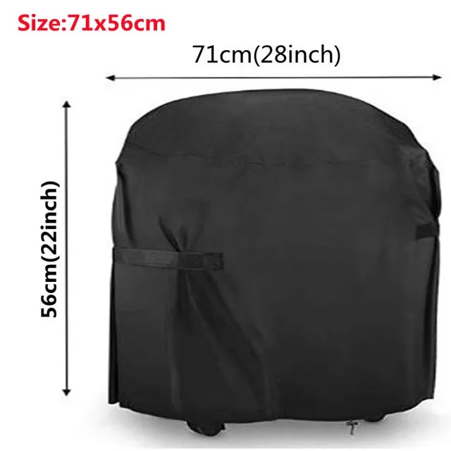 420D Oxford Fabric BBQ Cover with PVC Coating, 7 Sizes - 71X56CM