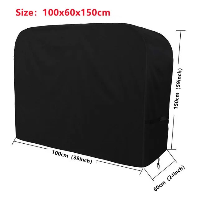 420D Oxford Fabric BBQ Cover with PVC Coating, 7 Sizes - 100X60X150CM