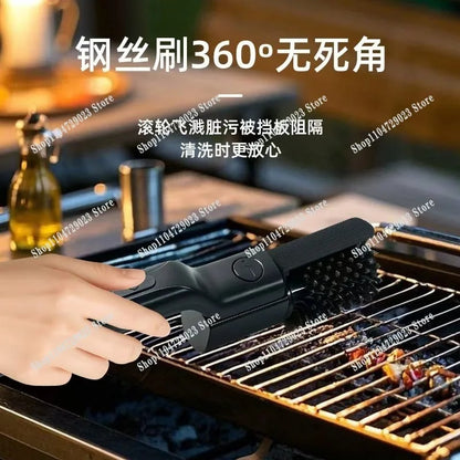 Electric BBQ Cleaning Brush with 360° Rotating Head, Type-C Power, BBQ-JS01