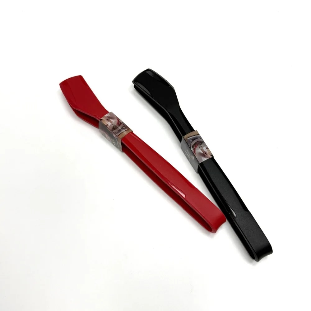 Silicone BBQ Tongs 28cm, Heat Resistant to 200°C, Steak and Grill Food Tongs