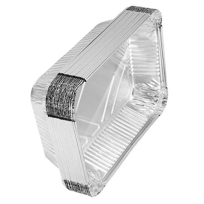 bbqdeals Disposable Aluminium Foil Food Containers, 50 Pack for Oven