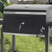 Long BBQ Handle with 12mm Thread for Smokers and Pits