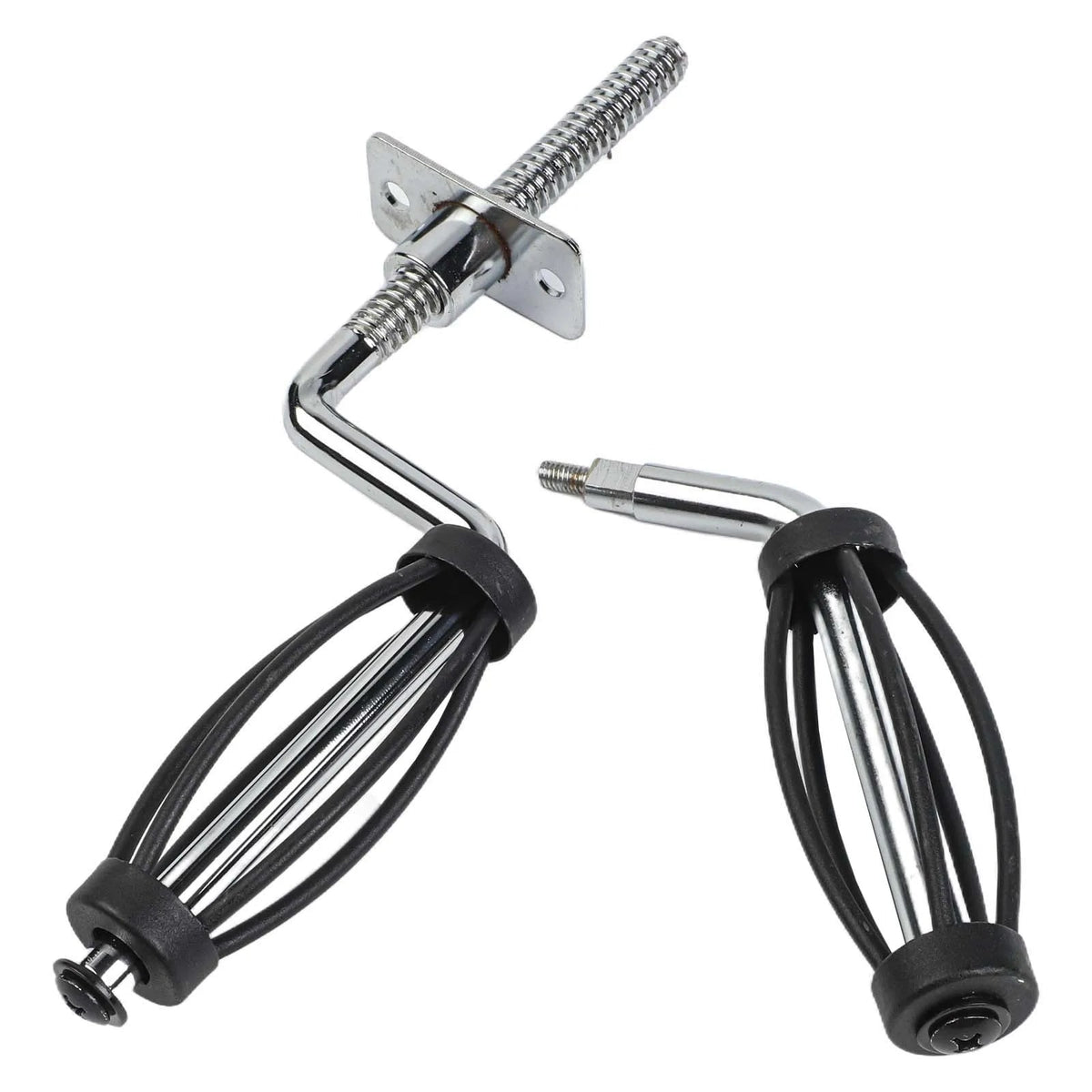 Long BBQ Handle with 12mm Thread for Smokers and Pits - 1 A 1 B