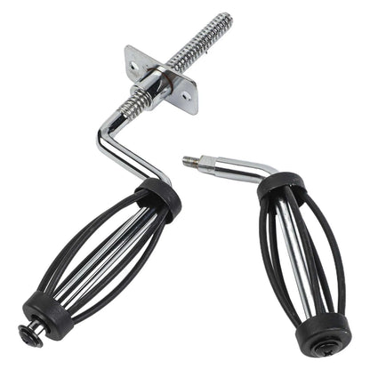 Long BBQ Handle with 12mm Thread for Smokers and Pits - 1 A 1 B