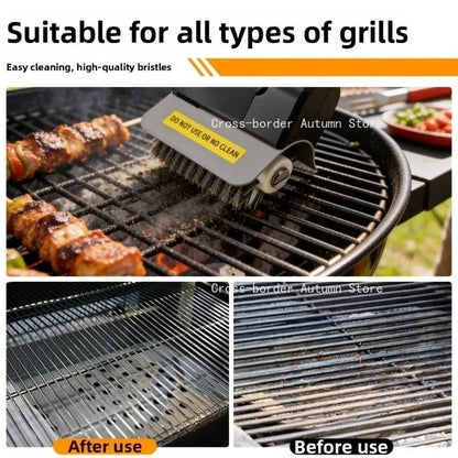 USB Rechargeable Electric Grill Brush, Stainless Steel and ABS, Black, 20 x 10cm