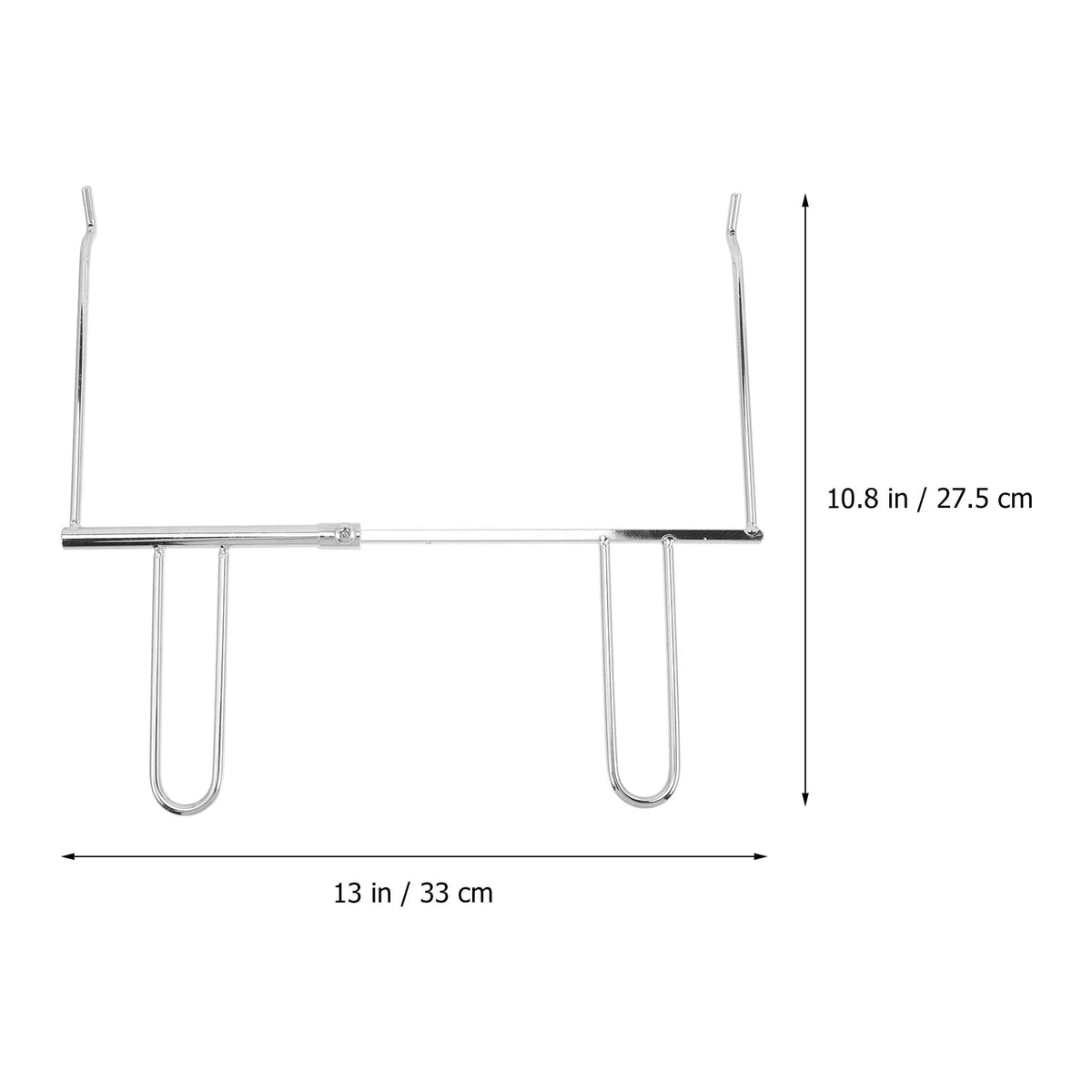 Plastic Oven Chicken Holder and Rack Puller, Silver, 33 x 27.5 cm
