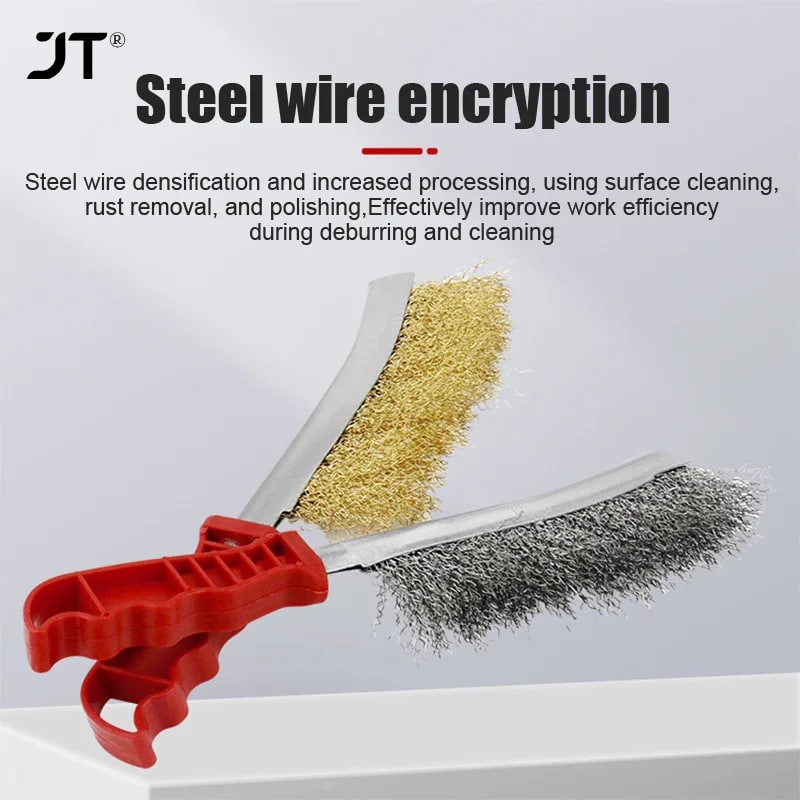 JETTING BBQ Grill Wire Brush for Rust Removal, 24 x 4.5cm