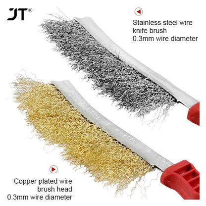 JETTING BBQ Grill Wire Brush for Rust Removal, 24 x 4.5cm