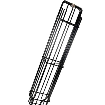 4-Piece Portable BBQ Grilling Basket Set, Iron and Wood, 4.5 x 3.5 x 48.5cm