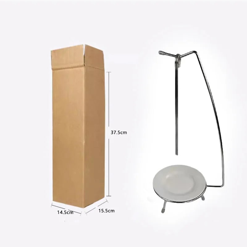 Stainless Steel BBQ Skewer Hanger Rack with 2 or 4 Needles, 36cm - A With 2pcs Needles