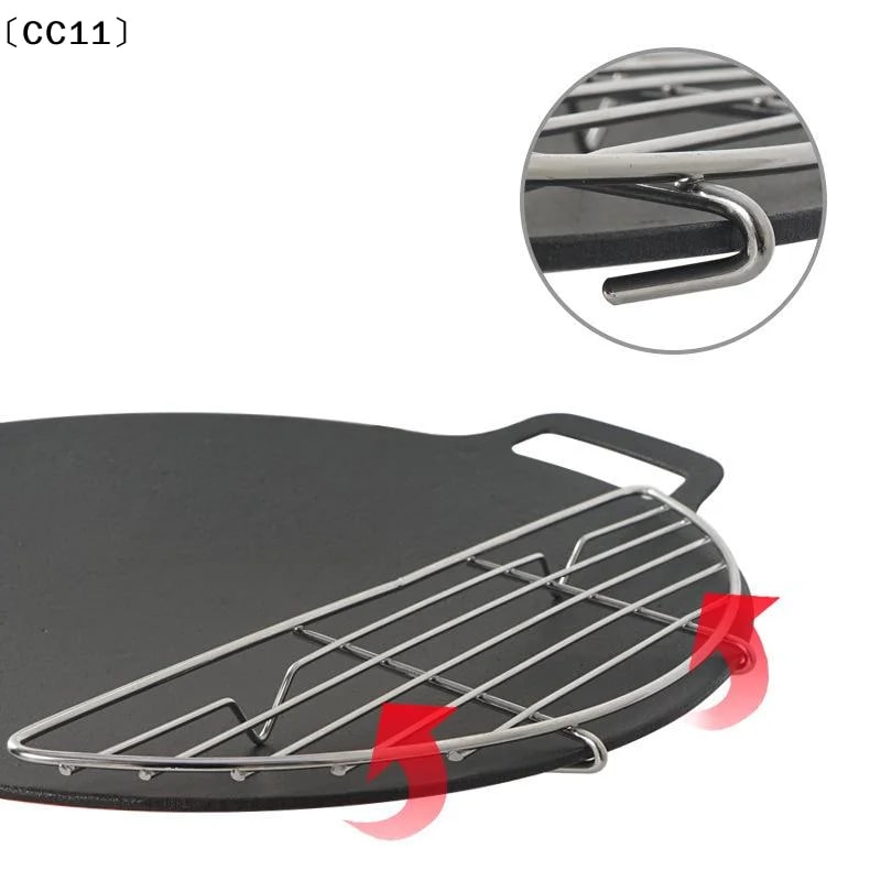 304 Stainless Steel Griddle Rack Baking Tray, Silver, 26cm or 37cm