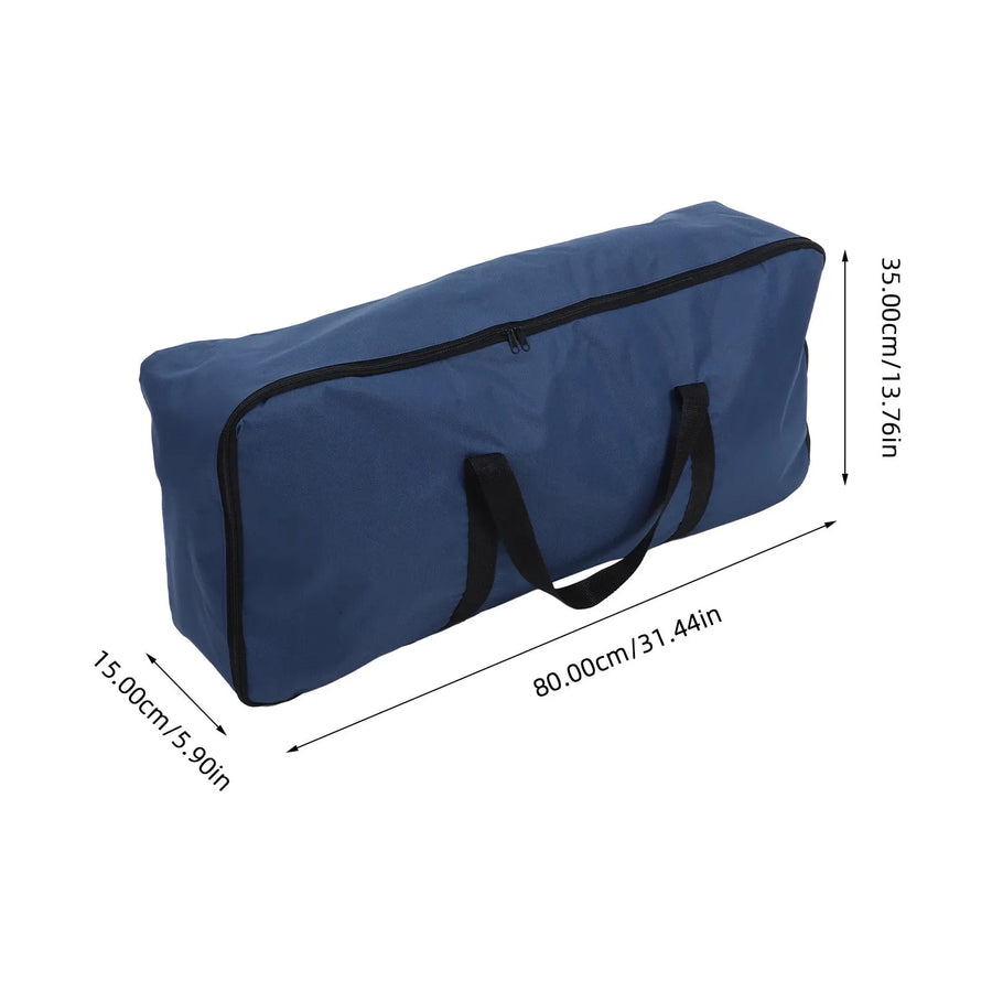 Blue BBQ Tool Storage Bag, 80 x 35 x 15cm, Foldable Grill Utensil Carry Bag