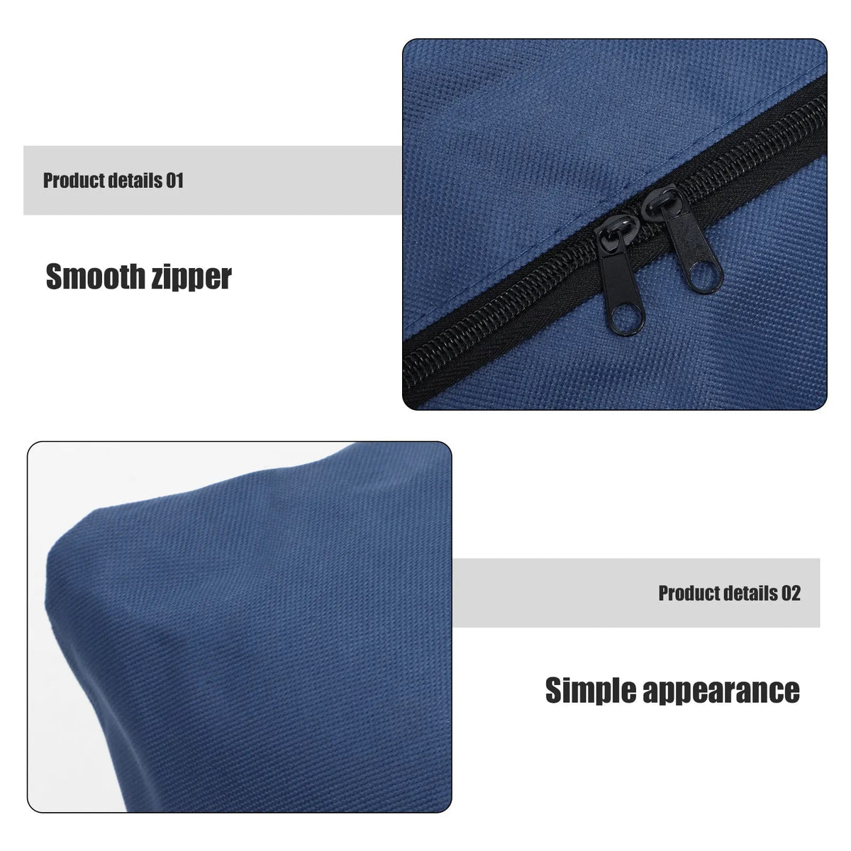 Blue BBQ Tool Storage Bag, 80 x 35 x 15cm, Foldable Grill Utensil Carry Bag