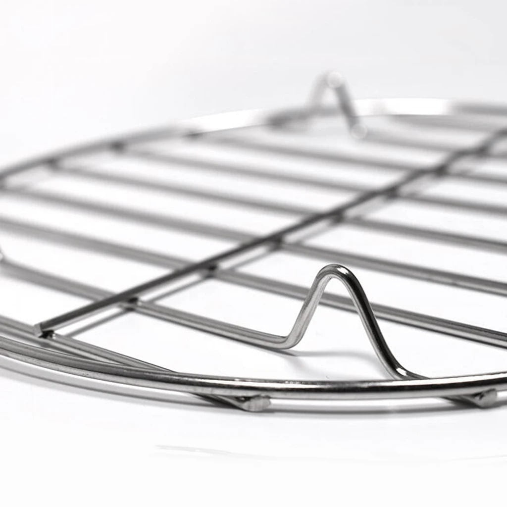 Round Metal BBQ Cooking Grate, Heat-Resistant Grill Grid, 20-28cm