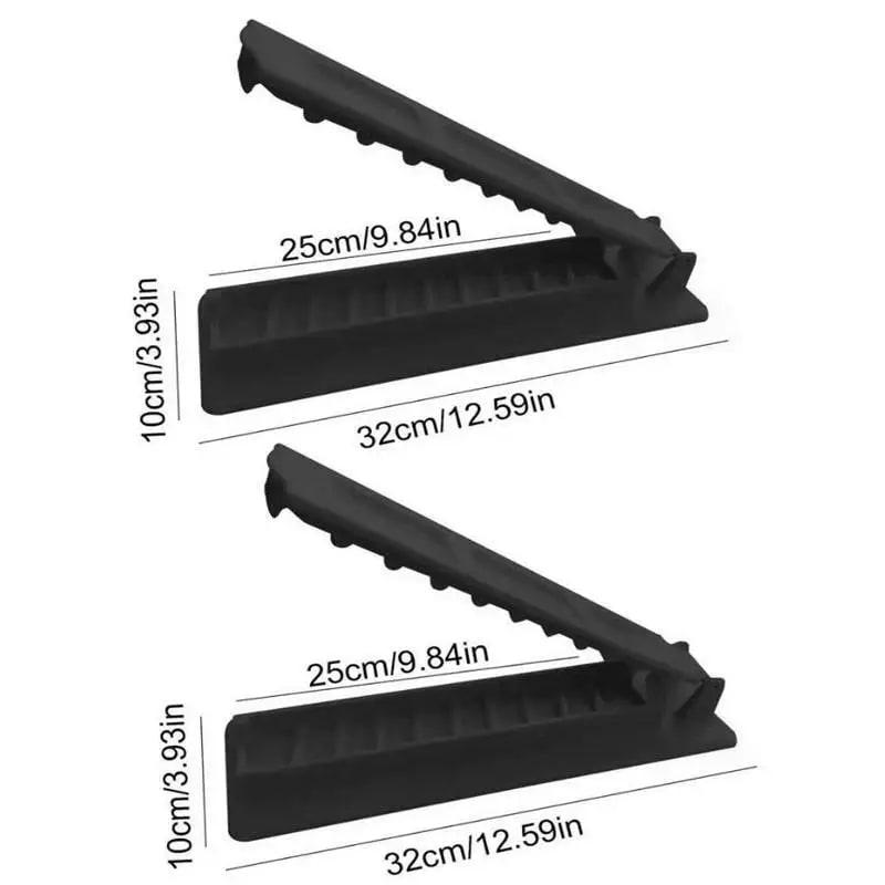 Manual Kebab Press Maker ABS Meat Skewer Mould, 32cm, Black or White - Black 2pc