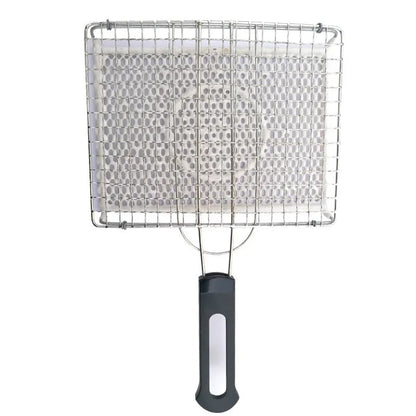 Ceramic BBQ Grill Mesh, Chromium-Plated Iron Cooking Basket, Multiple Sizes