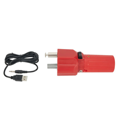 5V BBQ Rotisserie Motor with 1m USB Cable, 4.2rpm, Red ABS and Metal