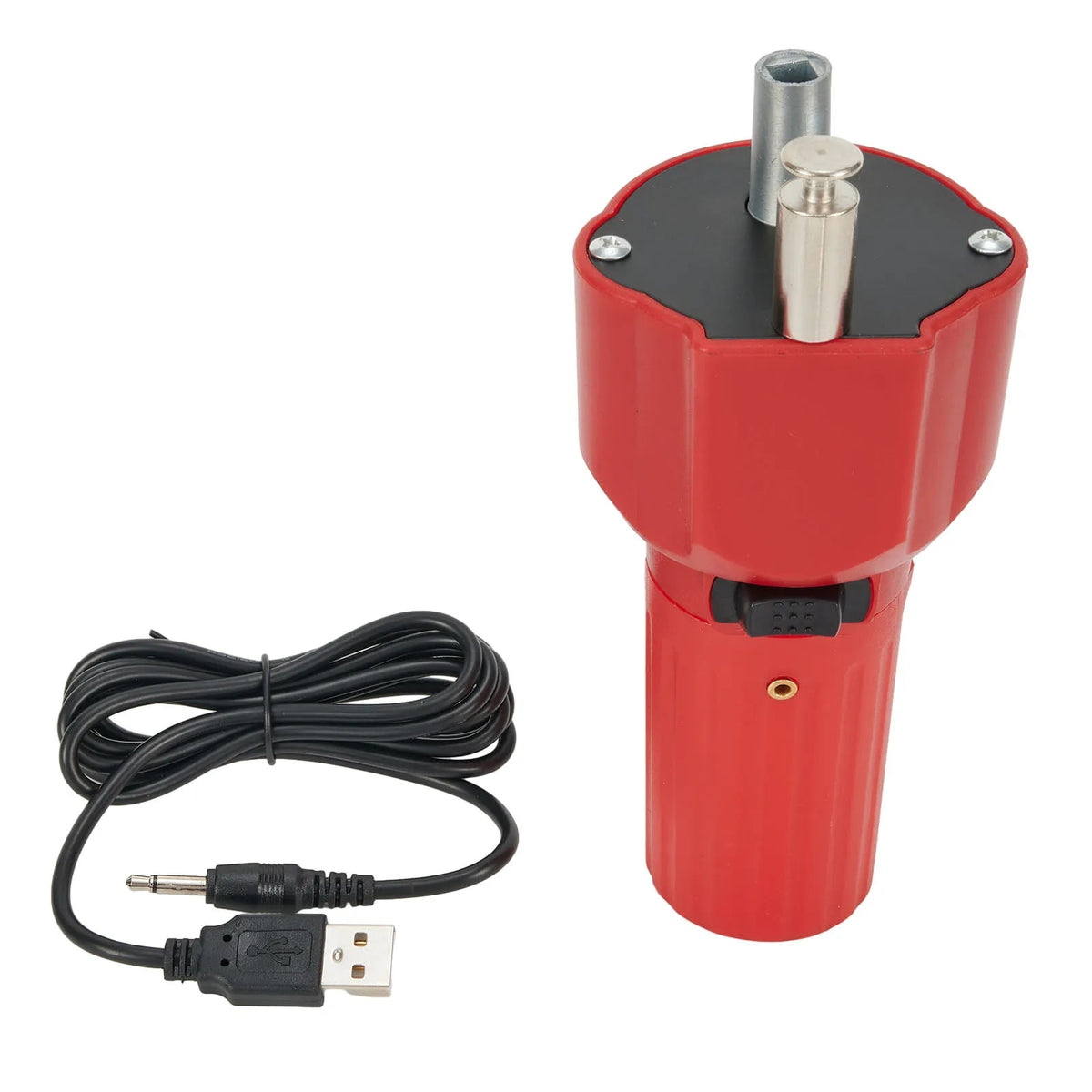 5V BBQ Rotisserie Motor with 1m USB Cable, 4.2rpm, Red ABS and Metal