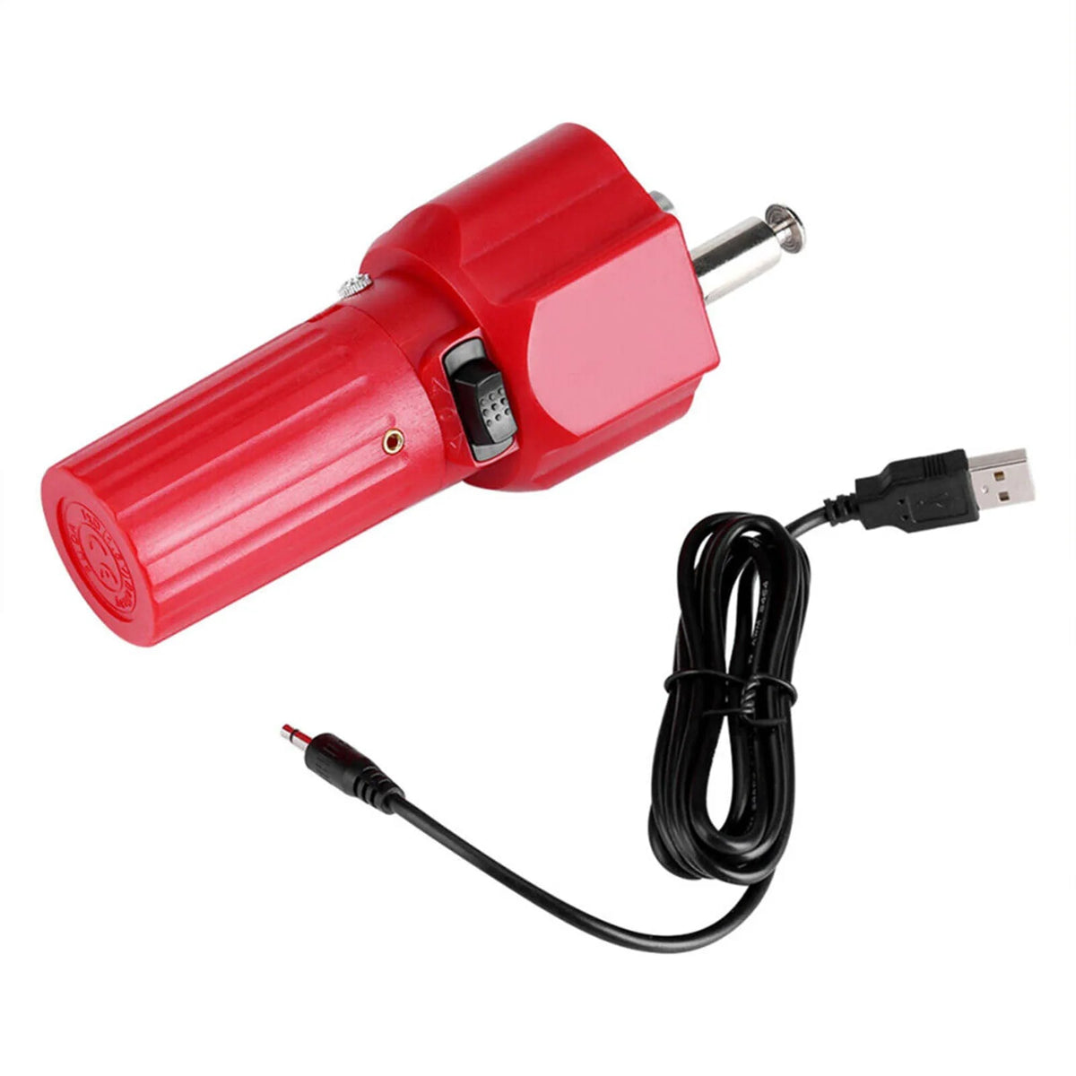 5V BBQ Rotisserie Motor with 1m USB Cable, 4.2rpm, Red ABS and Metal