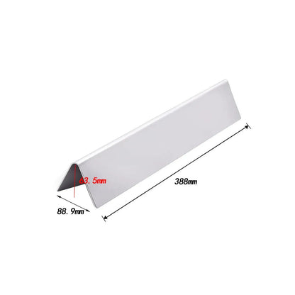 BBQ Grill Heat Plate Replacement, Stainless Steel, 370 x 103 x 42mm, MagiDeal