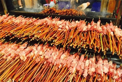 Wood BBQ Skewers, Red Willow Roast Sticks, 30-40cm, 10-200 Pack