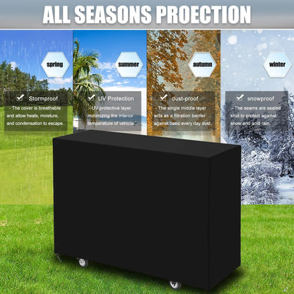 Outdoor BBQ Cover, Oxford Cloth Waterproof Grill Protection, Multiple Sizes